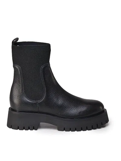 Carmens Minorca Combat Boots In Black