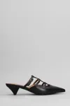 Carmens Demi Straps Slipper-mule In Black