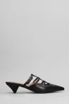 Carmens Demi Straps Slipper-mule In Black