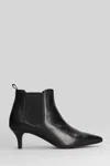 Carmens Deva Beat High Heels Ankle Boots In Black
