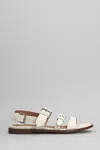 Carmens Etoile Buckles New Flats In White