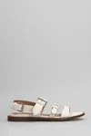 Carmens Etoile Buckles New Flats In White