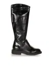 Carmens Leather Boots In Black