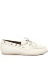 Carmens Leather Flat-sole Loafers