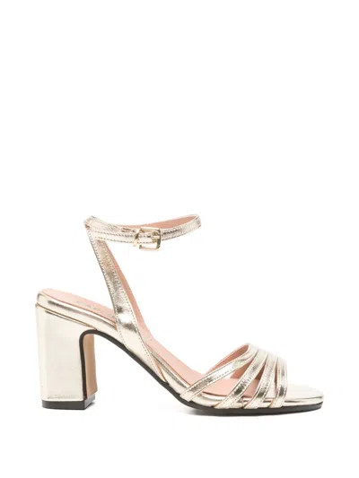Carmens Leather Sandals In Gold