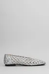 Carmens Maya Plait Ballet Flats In Silver