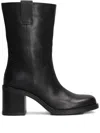 Carmens Mia Block-heel Boots In Black