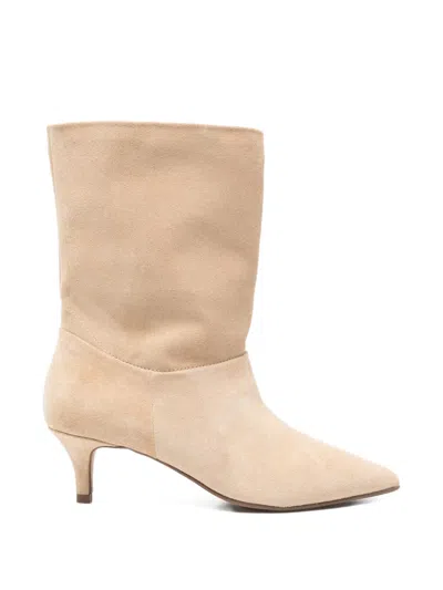 Carmens Pointed-toe Boots In Neutral