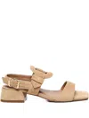 Carmens Sally Buckled Block-heel Sandals