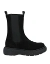 Carmens Woman Ankle Boots Black Size 7 Leather In Black