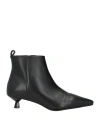 Carmens Woman Ankle Boots Black Size 7 Leather