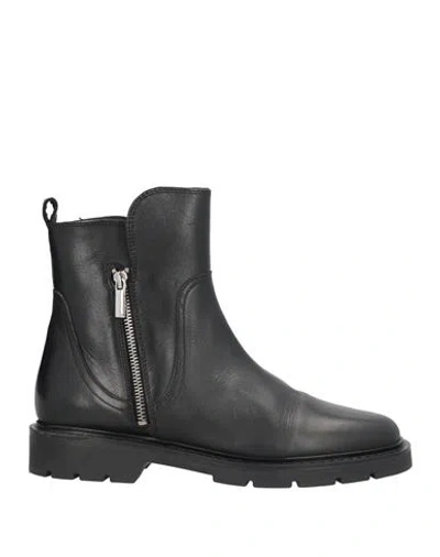 Carmens Woman Ankle Boots Black Size 7 Leather