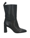 Carmens Woman Ankle Boots Black Size 7 Leather In Black