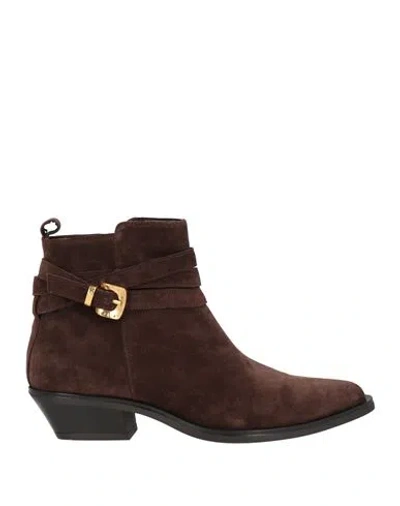 Carmens Woman Ankle Boots Chocolate Brown Size 11 Leather