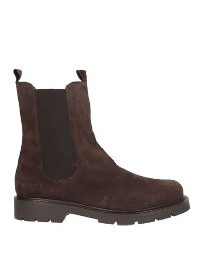 Carmens Woman Ankle Boots Dark Brown Size 11 Leather