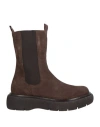 Carmens Woman Ankle Boots Dark Brown Size 7 Leather