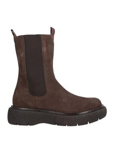 Shop Carmens Woman Ankle Boots Dark Brown Size 7 Leather