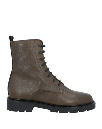Carmens Woman Ankle Boots Dark Green Size 7 Leather