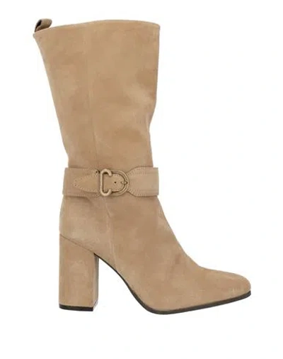 Carmens Woman Ankle Boots Sand Size 7 Leather In Beige