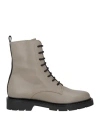 Carmens Woman Ankle Boots Taupe Size 7 Leather In Grey