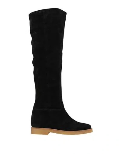 Carmens Woman Boot Black Size 7 Leather In Multi