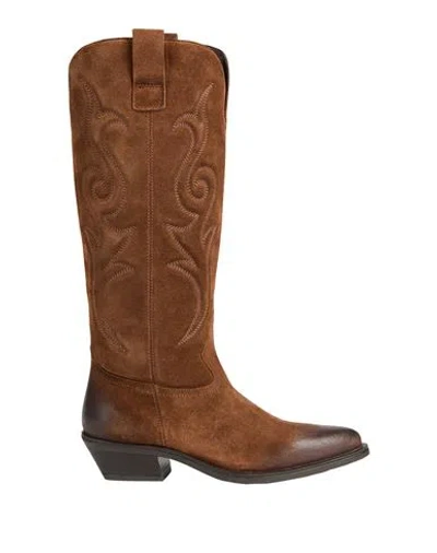Carmens Woman Boot Brown Size 7 Leather