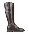 Carmens Woman Boot Chocolate Brown Size 6 Leather In Brown