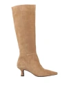 Carmens Woman Boot Sand Size 8 Leather In Beige