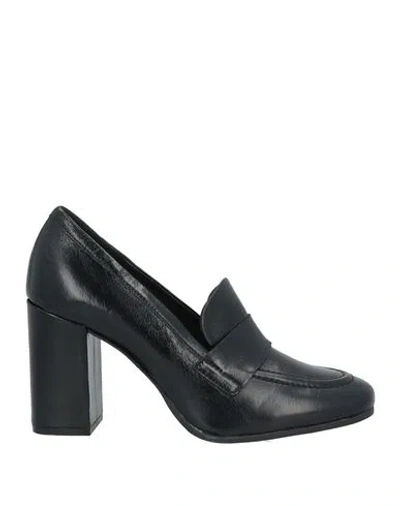 Carmens Woman Loafers Black Size 11 Leather