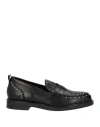 Carmens Woman Loafers Black Size 6 Leather
