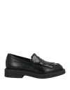 Carmens Woman Loafers Black Size 6 Leather