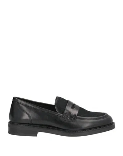 Carmens Woman Loafers Black Size 7 Leather