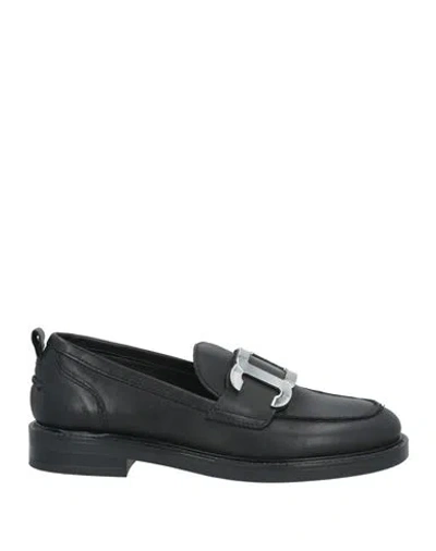 Carmens Woman Loafers Black Size 7 Leather