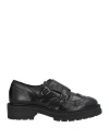 Carmens Woman Loafers Black Size 8 Leather