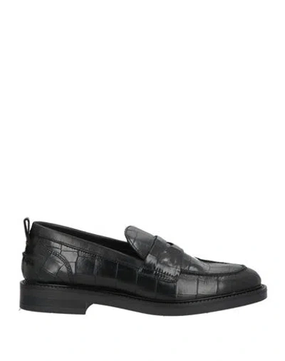 Carmens Woman Loafers Black Size 8 Leather