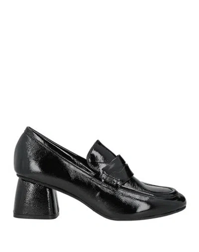 Carmens Woman Loafers Black Size 9 Leather