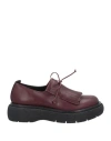 CARMENS CARMENS WOMAN LOAFERS BURGUNDY SIZE 7 LEATHER