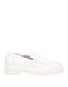 Carmens Woman Loafers White Size 11 Soft Leather