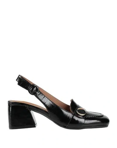 Carmens Woman Pumps Black Size 6 Leather