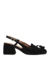 Carmens Woman Pumps Black Size 8 Leather In Black