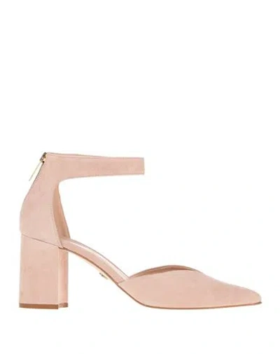 Carmens Woman Pumps Blush Size 10 Soft Leather In Pink