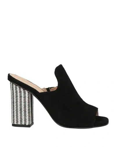 Carmens Woman Sandals Black Size 5 Leather