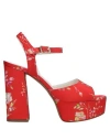 Carmens Sandals In Red