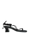 Carmens Toe Strap Sandals In Black