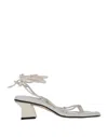 Carmens Toe Strap Sandals In White