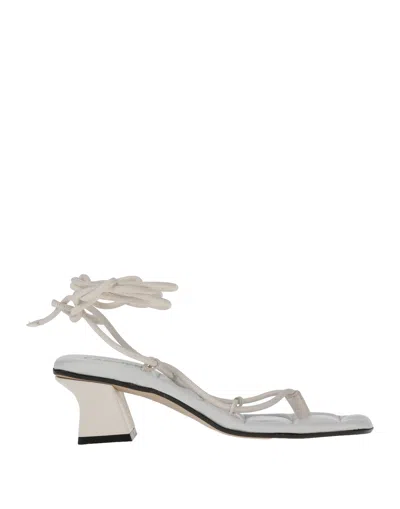 Carmens Toe Strap Sandals In White