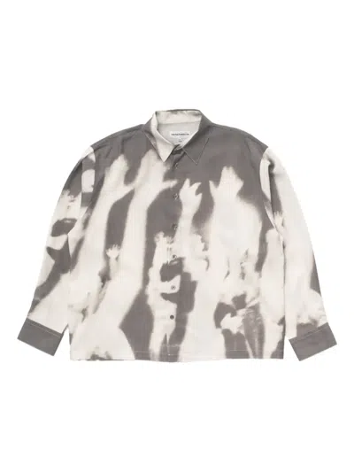 Carne Bollente Abstract-print Button-up Shirt