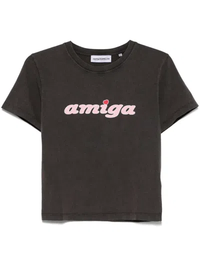 Carne Bollente Amiga T-shirt In Grau