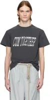 Carne Bollente Cum Together T-shirt In Off-black