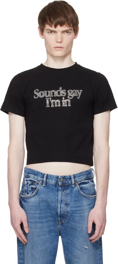 Carne Bollente Crew Neck Short-sleeved T-shirt In Black